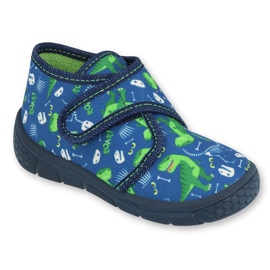 Calzado infantil befado 538P037 blanco azul marino verde 1