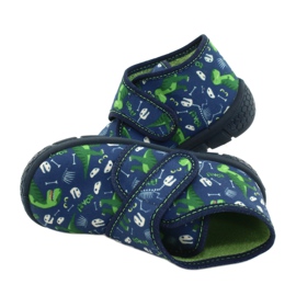 Calzado infantil befado 538P037 blanco azul marino verde 5