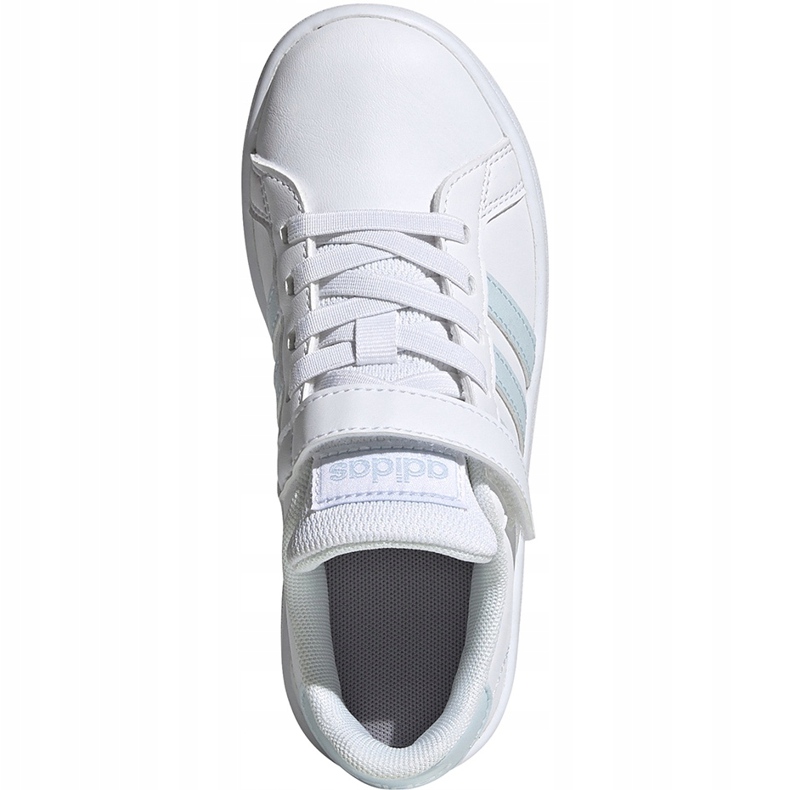 Zapatillas infantiles adidas Grand Court C blancas y azules EG6738 blanco 1