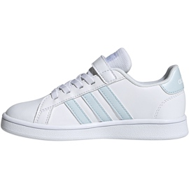 Zapatillas infantiles adidas Grand Court C blancas y azules EG6738 blanco 2
