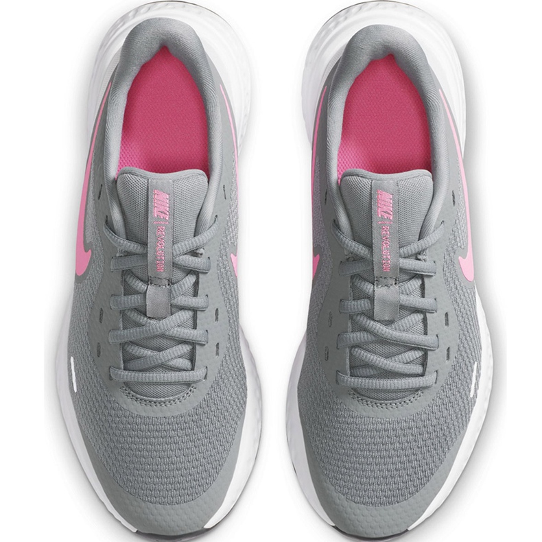 Zapatillas Nike Revolution 5 gris-rosa BQ5671 015 1