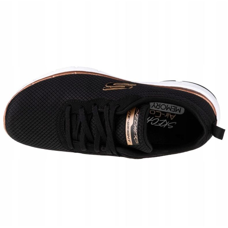 Zapatillas Skechers Flex Appeal 3.0 W 13070-BKRG negro dorado 2