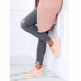 Zapatillas deportivas de mujer rosa B0-70 Rosa rosado 3