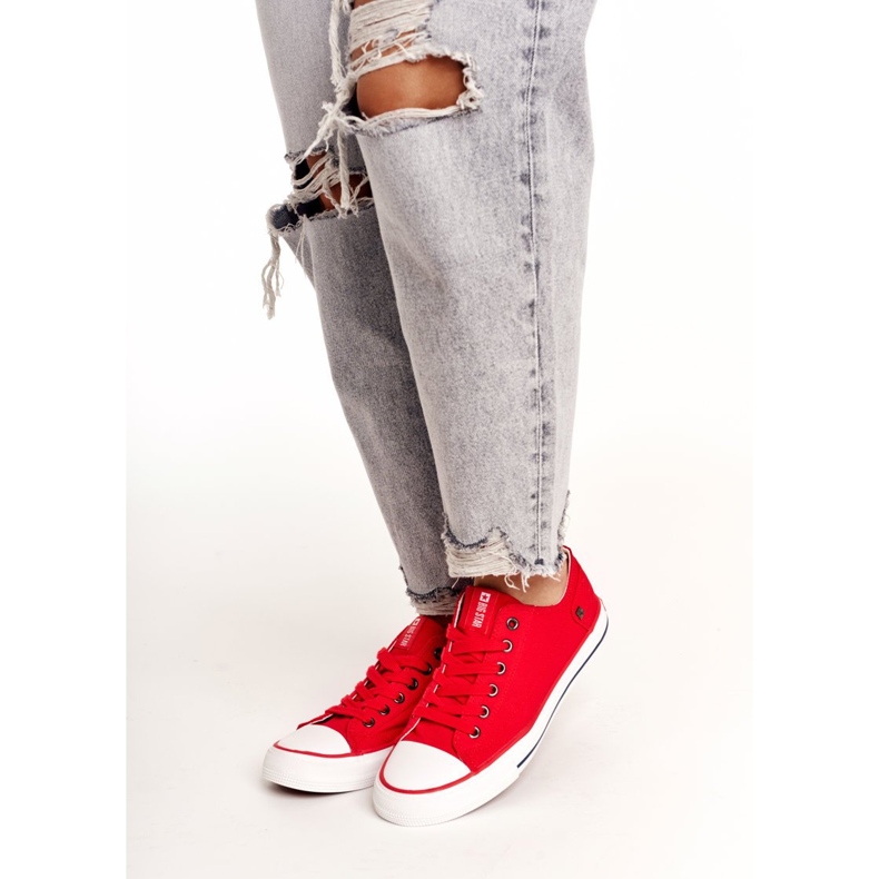 Zapatillas de mujer Low Big Star Red DD274339 rojo 2