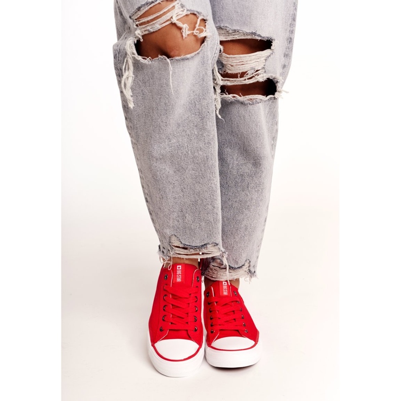 Zapatillas de mujer Low Big Star Red DD274339 rojo 1