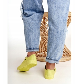Zapatillas de mujer Big Star Lime AA274012 amarillo 9