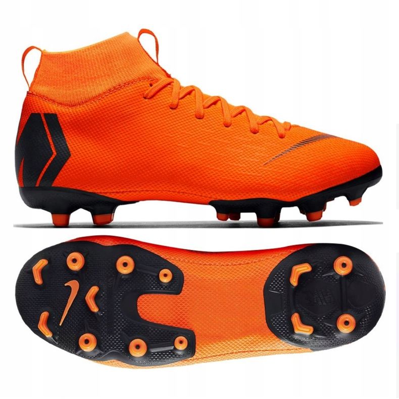 Zapatillas de fútbol Nike Mercurial Superfly 6 Academy Gs Mg Jr AH7337-810 naranja 2