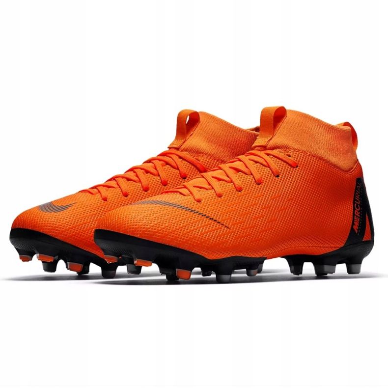 Zapatillas de fútbol Nike Mercurial Superfly 6 Academy Gs Mg Jr AH7337-810 naranja 3