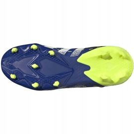 Botas de fútbol adidas Predator Freak.3 Fg Junior marino-verde FY0613 negro negro 3