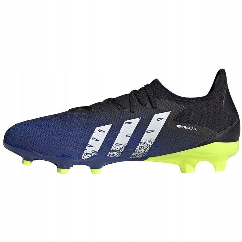 Botas de fútbol adidas Predator Freak.3 L Fg azul marino-negro-verde FY0615 1