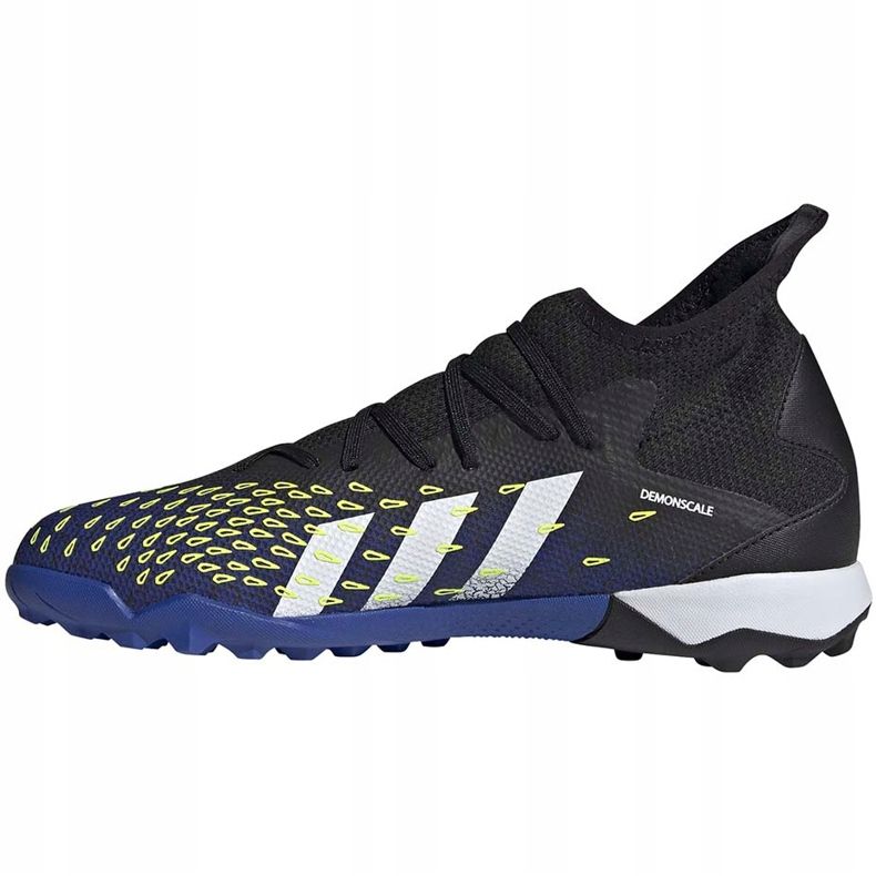 Botas de fútbol adidas Predator Freak.3 Tf negras y azules FY0623 negro negro 1