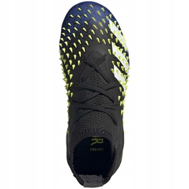 Botas de fútbol adidas Predator Freak.1 Fg Junior negro-azul marino-verde FY0744 3