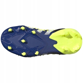 Botas de fútbol adidas Predator Freak.1 Fg Junior negro-azul marino-verde FY0744 4