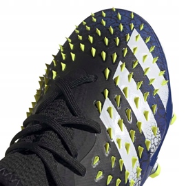 Botas de fútbol adidas Predator Freak.1 Fg Junior negro-azul marino-verde FY0744 5