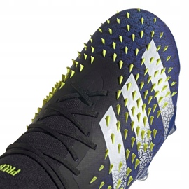 Botas de fútbol adidas Predator Freak.1 L Fg negro-azul-verde FY0745 5