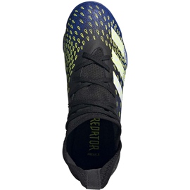 Botas de fútbol adidas Predator Freak.3 Tf Junior negras y azules FY0624 negro negro 2