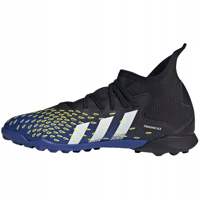 Botas de fútbol adidas Predator Freak.3 Tf Junior negras y azules FY0624 negro negro 1