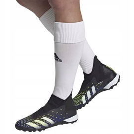Botas de fútbol adidas Predator Freak.3 Ll Tf negras y azul marino FY0619 negro negro 7