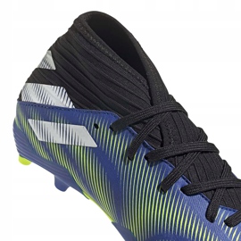 Botas de fútbol Adidas Nemeziz.3 Fg Junior azul-verde FY0817 4