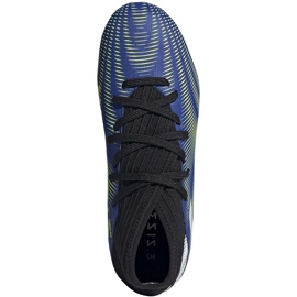 Botas de fútbol Adidas Nemeziz.3 Fg Junior azul-verde FY0817 2