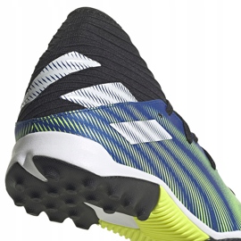 Zapatillas de fútbol adidas Nemeziz.3 Tf azul-verde-negro FW7407 4