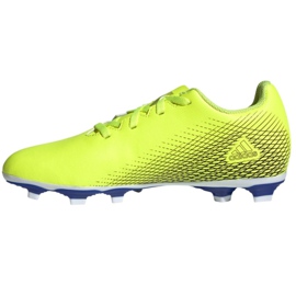 Botas de fútbol Adidas X Ghosted.4 FxG Jr FW6933 multicolor amarillo 1