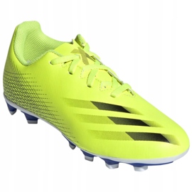 Botas de fútbol Adidas X Ghosted.4 FxG Jr FW6933 multicolor amarillo 3