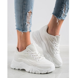 SHELOVET Zapatillas blancas blanco 2