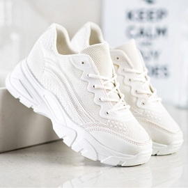 SHELOVET Zapatillas blancas blanco 3