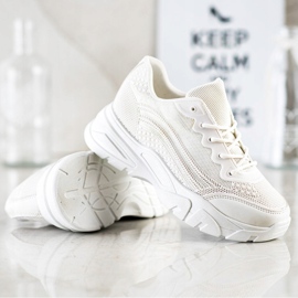 SHELOVET Zapatillas blancas blanco 4