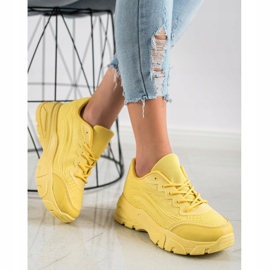 SHELOVET Zapatillas Amarillas amarillo 3