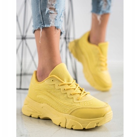 SHELOVET Zapatillas Amarillas amarillo 4