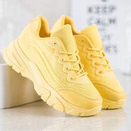 SHELOVET Zapatillas Amarillas amarillo 1
