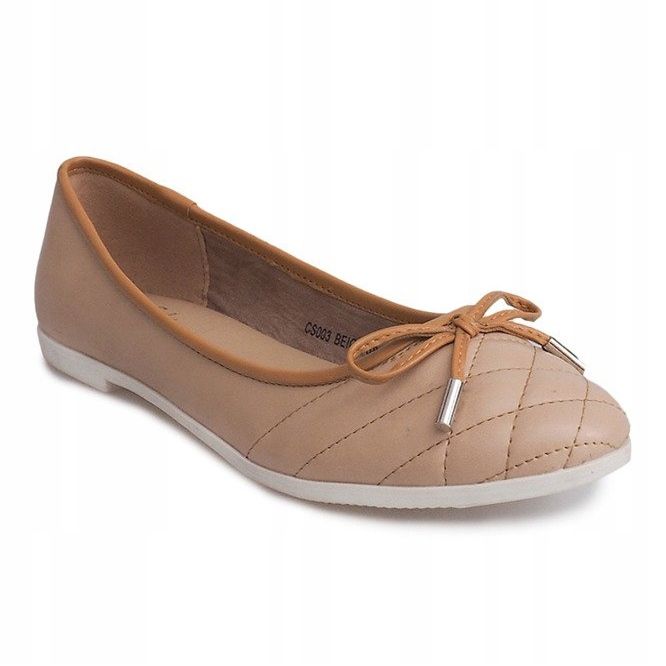 Bailarinas Con Lazo CS003 Beige 1