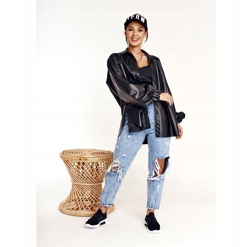 Zapatos deportivos para mujer Slip-on Memory Foam System Big Star FF274890 Negro 2 Zapatos deportivos para mujer Slip-on Memory Foam System Big Star FF274890 Negro 2