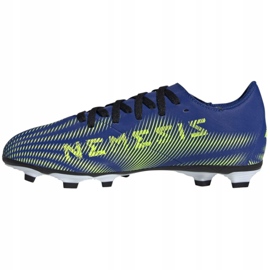 Botas de fútbol adidas Nemeziz.4 FxG Jr FY0822 multicolor azul 1