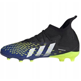 Botas de fútbol adidas Predator Freak.3 Fg Jr FY0613 blanco, negro, real negro 1