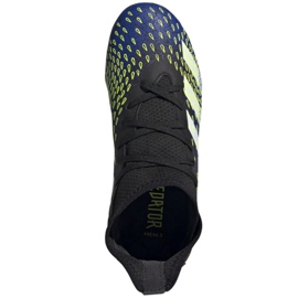 Botas de fútbol adidas Predator Freak.3 Fg Jr FY0613 blanco, negro, real negro 2 Botas de fútbol adidas Predator Freak.3 Fg Jr FY0613 blanco, negro, real negro 2
