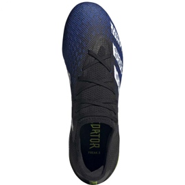 Botas de fútbol adidas Predator Freak.3 L Fg M FY0615 blanco, negro, real negro 6