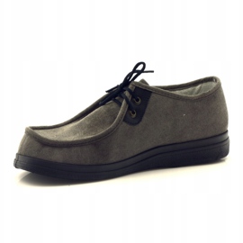 Zapatos de salud para hombre Dr.Orto Befado 871M006 gris 2