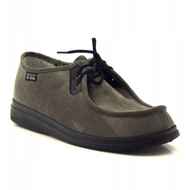 Zapatos de salud para hombre Dr.Orto Befado 871M006 gris 1