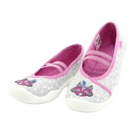 Calzado infantil befado 116X285 rosado gris 3