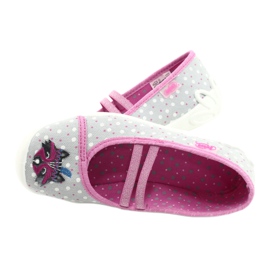 Calzado infantil befado 116X285 rosado gris 5