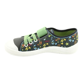 Calzado infantil befado 251Y164 gris multicolor verde 2
