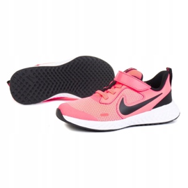 Zapatillas Nike Revolution 5 Psv Jr BQ5672-602 blanco rosa 1
