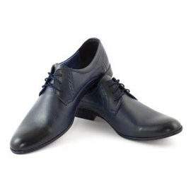 TAPI Zapatos elegantes de hombre 4536 azul marino 3