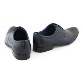 TAPI Zapatos elegantes de hombre 4536 azul marino 4