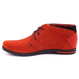 Polbut Zapatos piel hombre C37SW rojo 1