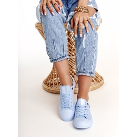 Zapatillas bajas clásicas para mujer Big Star AA274029 Azul claro 4