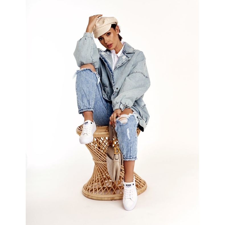 Zapatillas de Mujer Big Star FF274245 Blanco 2